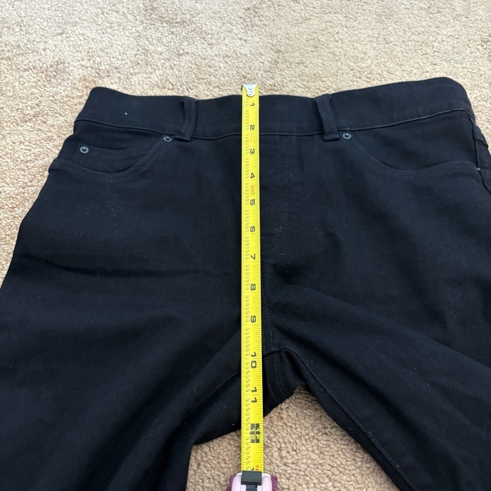 SPANX Women's Size Medium Black Jean-ish Ankle Leggings Slimming Shapewear - Picture 4 of 10